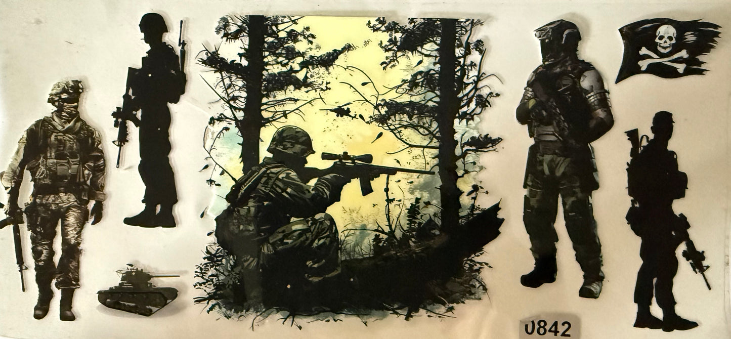 842 MILITARY COLLAGE