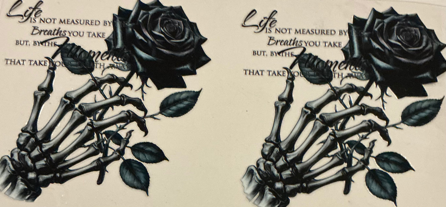 887 LIFE IS NOT MEASURED BY BREATHS YOU TAKE