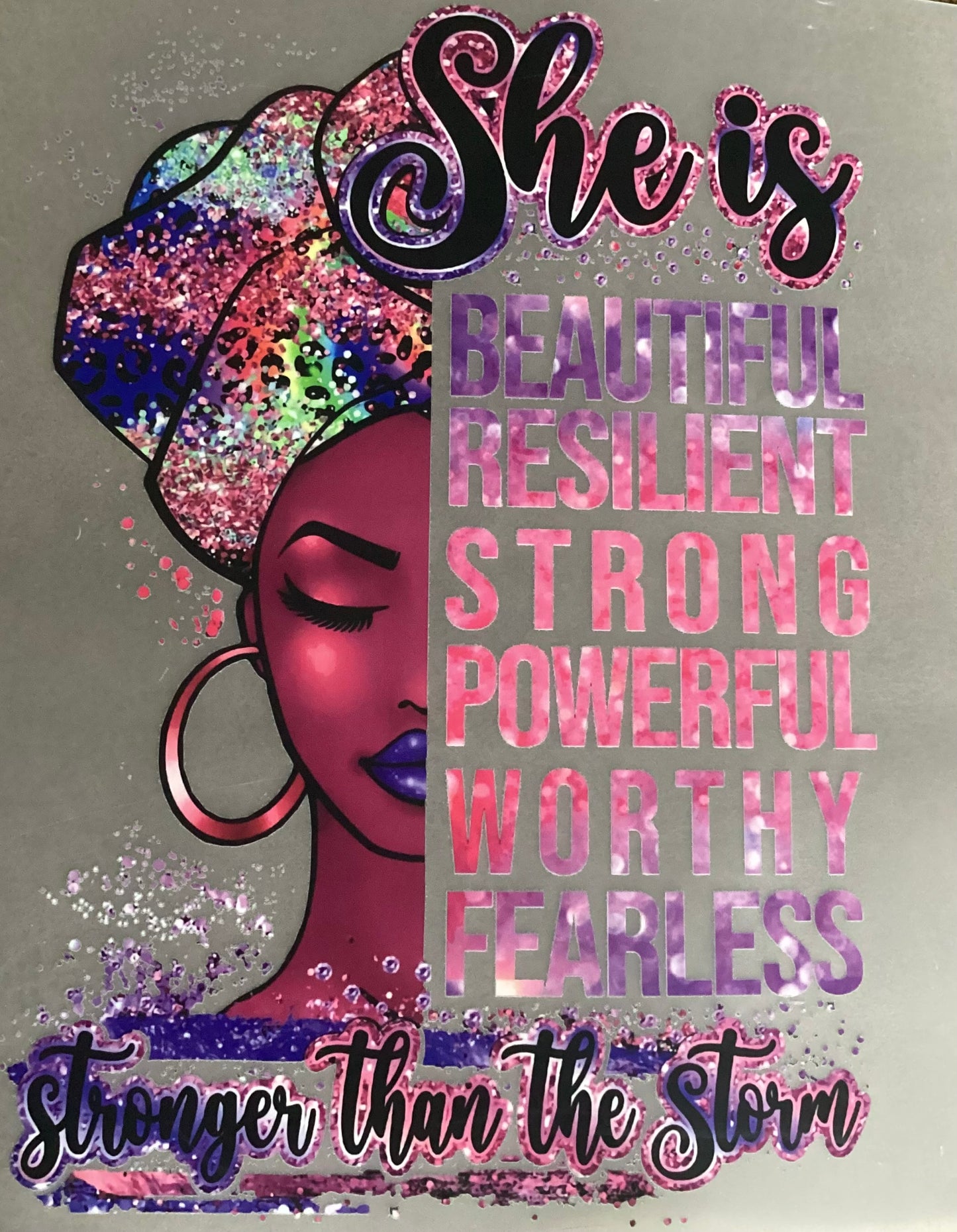 SHE IS Stronger Than The Storm Transfer