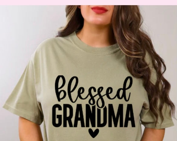Blessed Grandma Screen Print