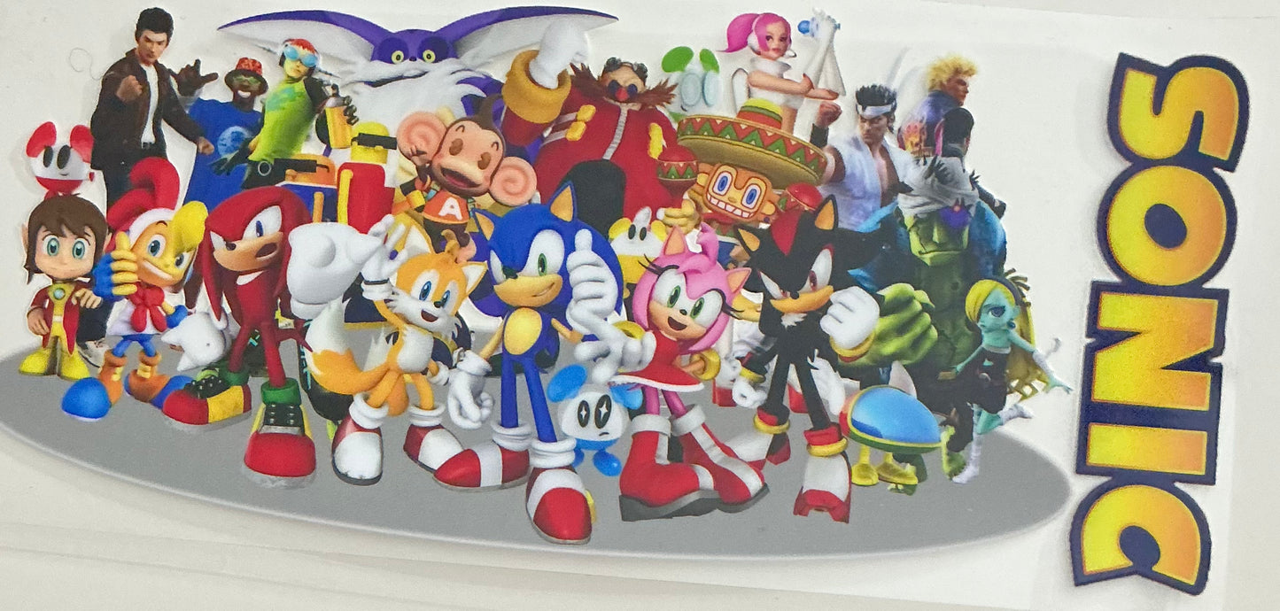290 Blue Hedgehog Character Wrap