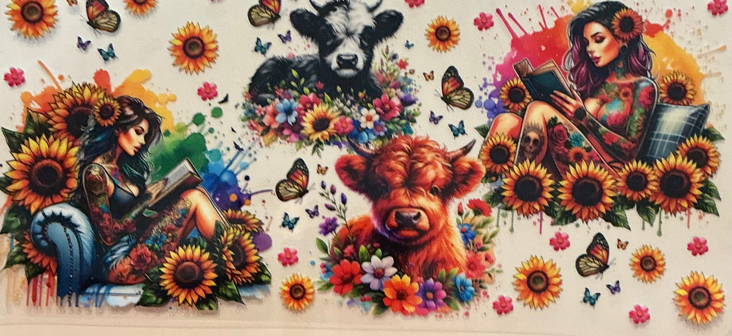 443 TATTOO GIRLS W/COWS