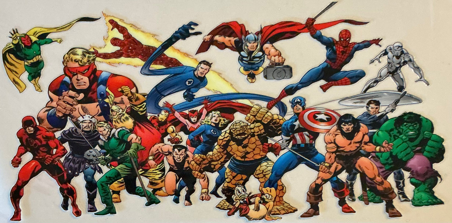 500 Superhero Collage Wrap