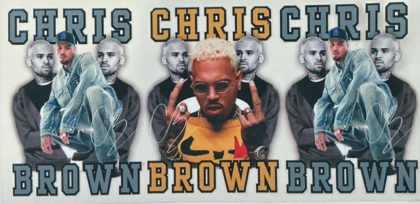 541 C. Brown Collage Wrap