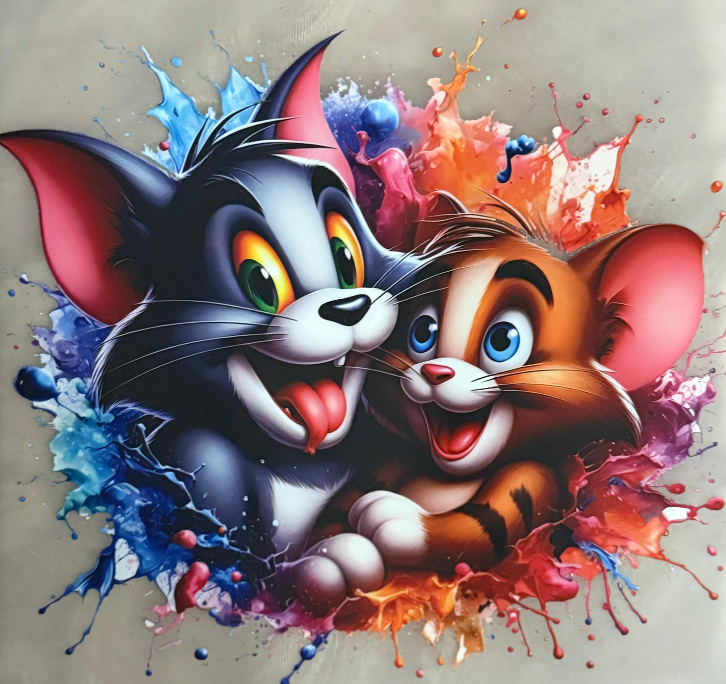 Cat & Mouse Toddler Clear Film Transfer