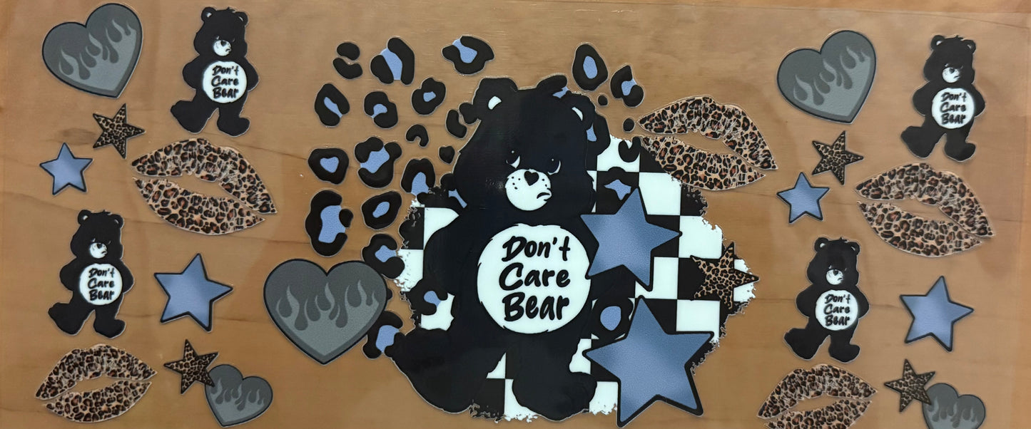 775 DON'T CARE BEAR BLACK