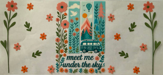 1007 MEET ME UNDER THE SKY W/FLOWERS