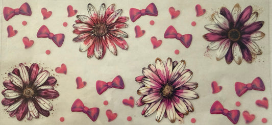 1011 PINK & PURPLE FLOWER BOW COLLAGE