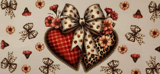 1033 Large Heart w/Bow