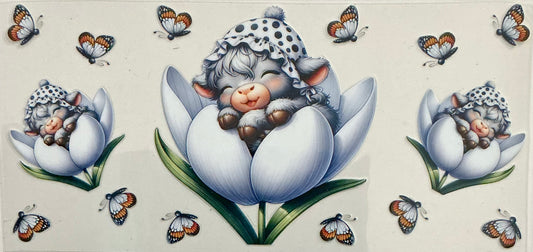 375 ANIMAL SLEEPING IN FLOWER