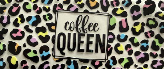 50 LEOPARD PRINT COFFEE QUEEN