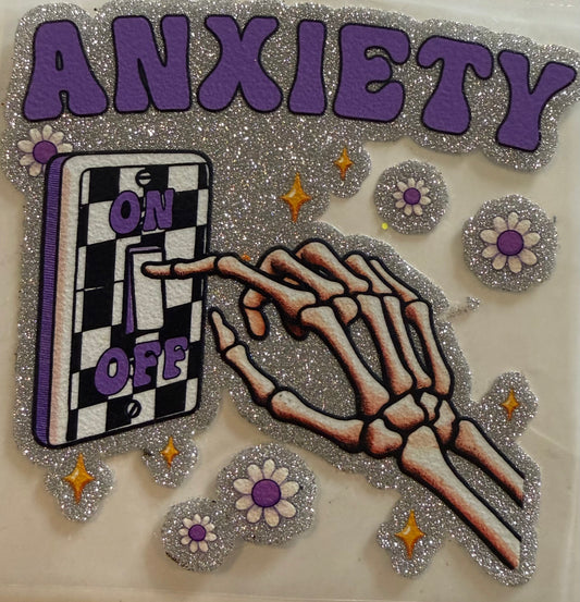 527    Anxiety On or Off Decal