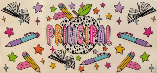715     PRINCIPAL W/BLACK & WHITE APPLE