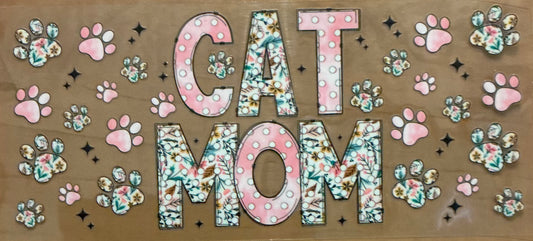 770 CAT MOM W/ POLKA DOTS