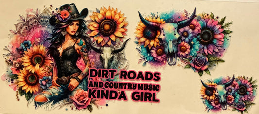 788   DIRT ROADS & COUNTRY MUSIC KINDA GIRL