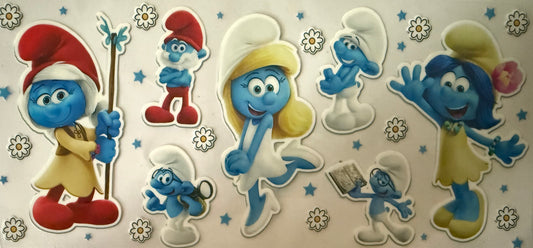 825 SMURF GIRL W/ SMURF BOYS