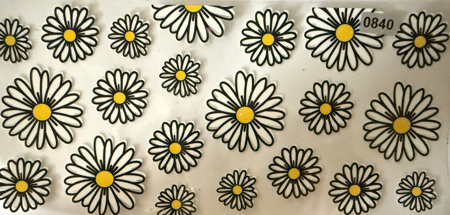 840 WHITE FLOWER COLLAGE