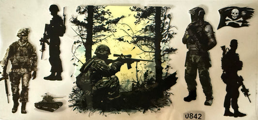 842 MILITARY COLLAGE