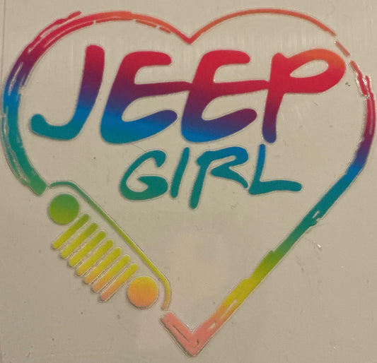 870   JEEP GIRL IN HEART DESIGN