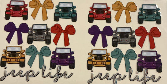 871 JEEP LIFE MULTICOLOR