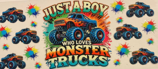 875   JUST A BOY WHO LOVES MONSTER TRUCKS