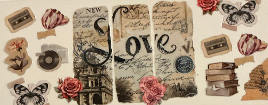 889   PARIS PAPER DESIGN W/ CASSETTE & ALBUM