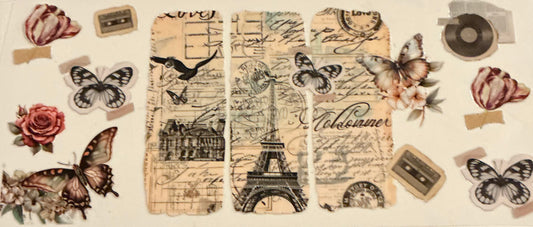 889   PARIS PAPER DESIGN W/ CASSETTE & ALBUM