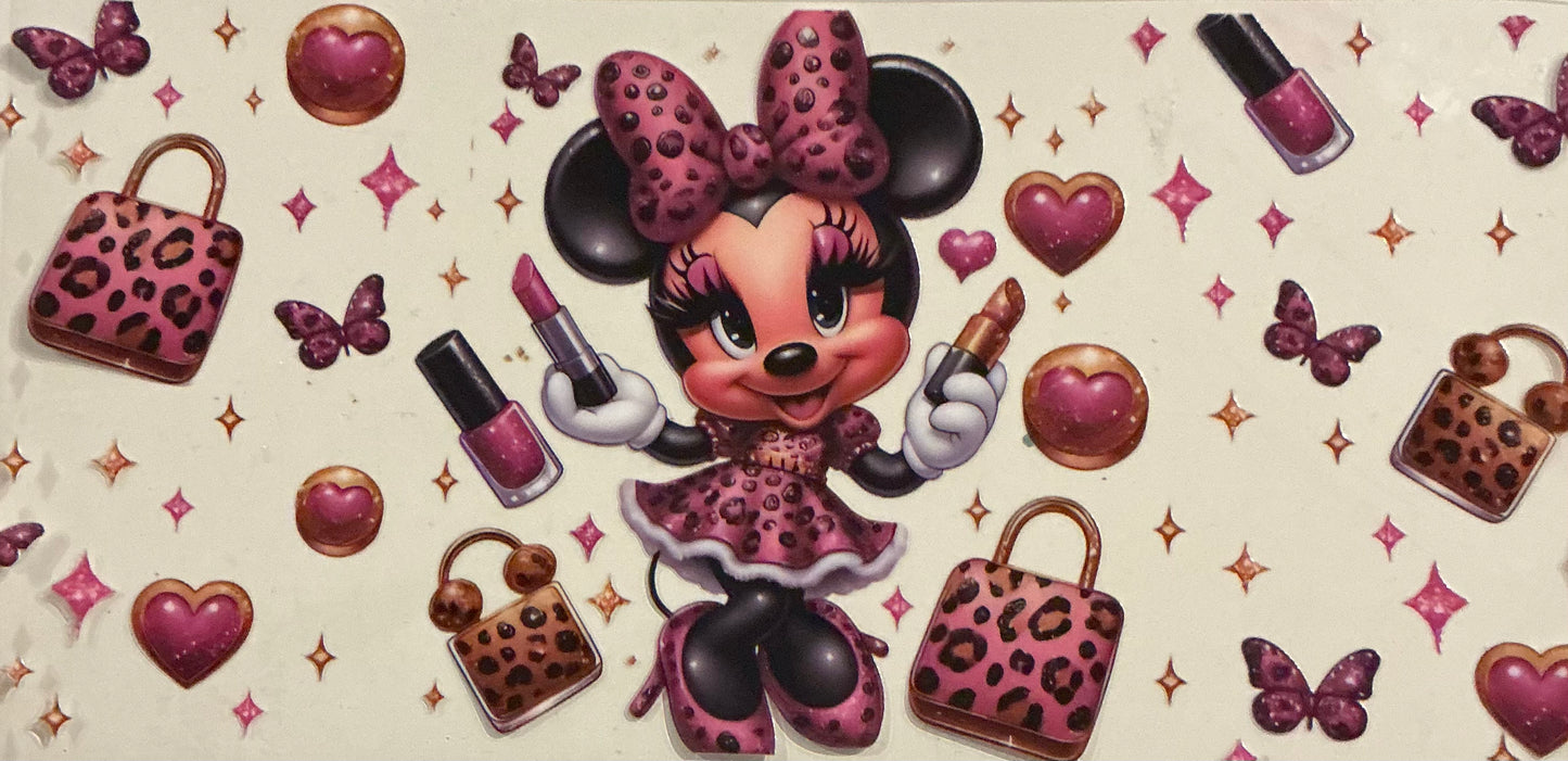 894 PINK LEOPARD PRINT MINNIE