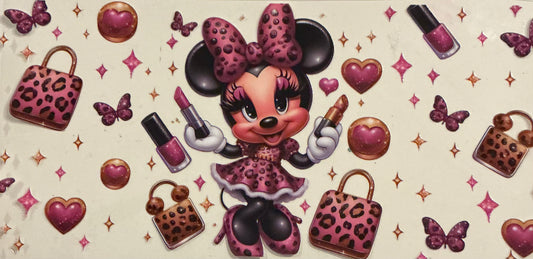 894 PINK LEOPARD PRINT MINNIE