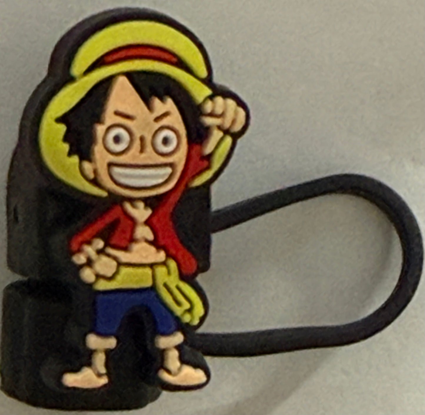 SILICONE CHARACTER STRAW TOPPER