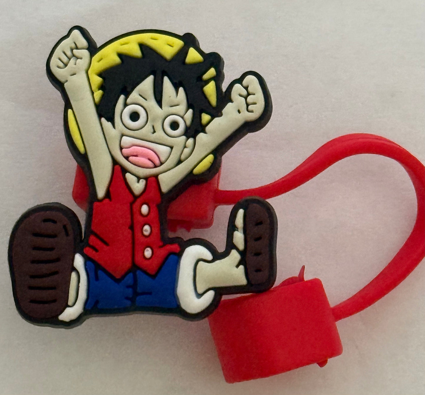 SILICONE CHARACTER STRAW TOPPER