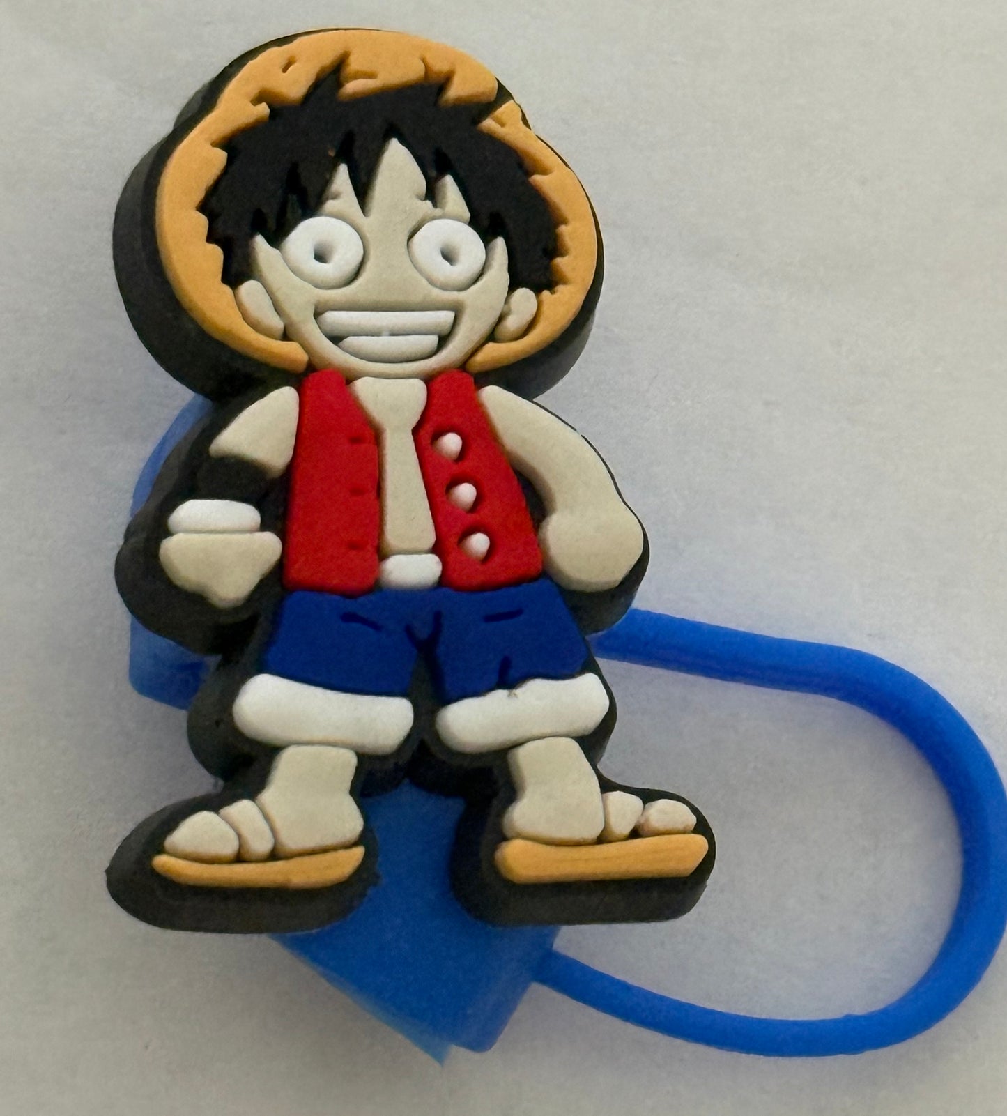SILICONE CHARACTER STRAW TOPPER