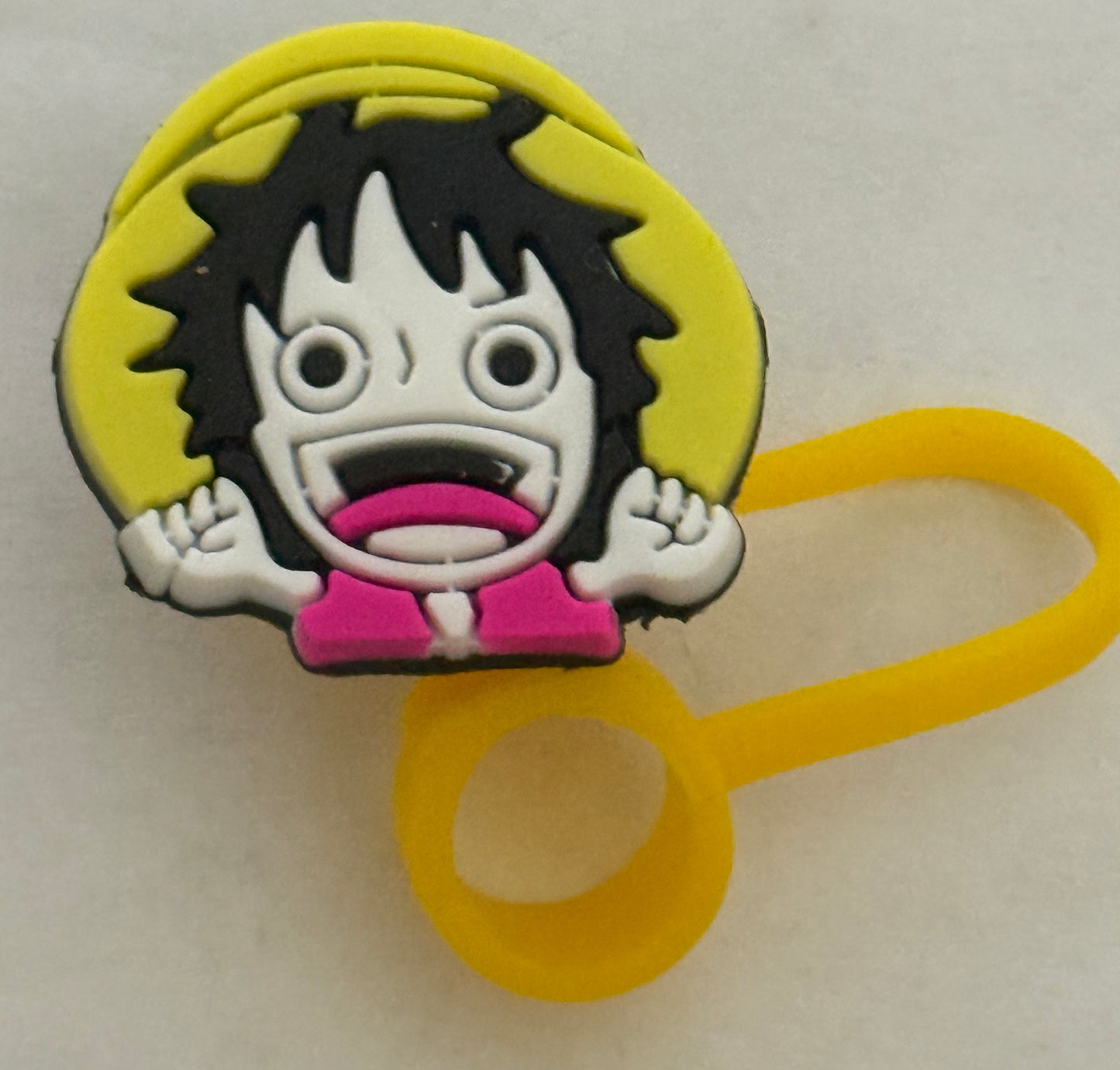 SILICONE CHARACTER STRAW TOPPER