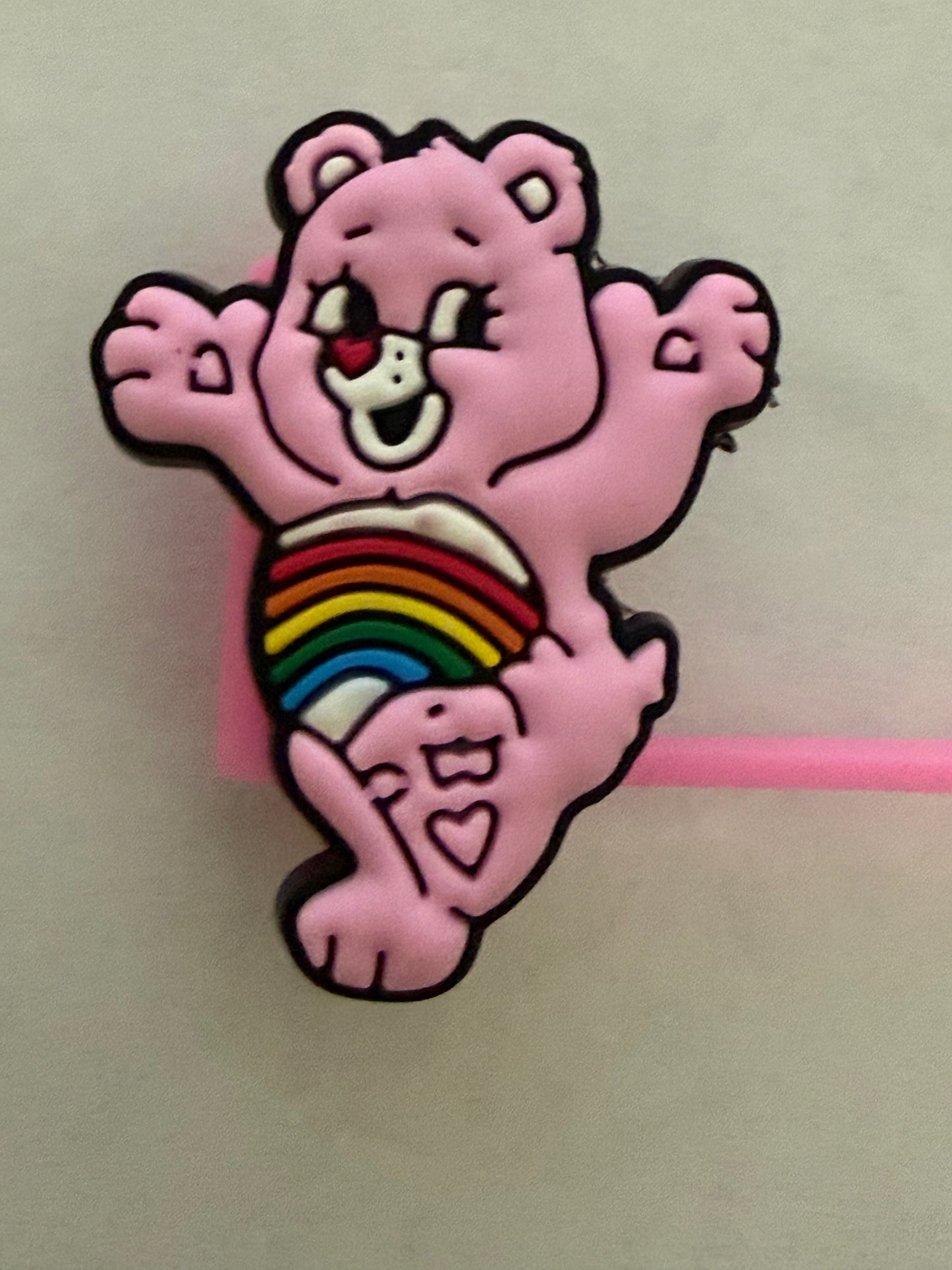 SILICONE CHARACTER STRAW TOPPER