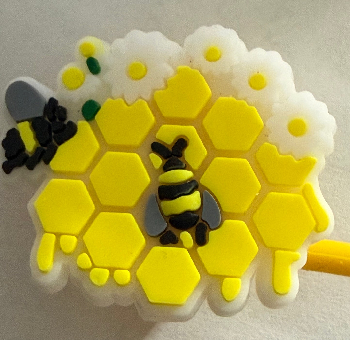 SILICONE CHARACTER STRAW TOPPER