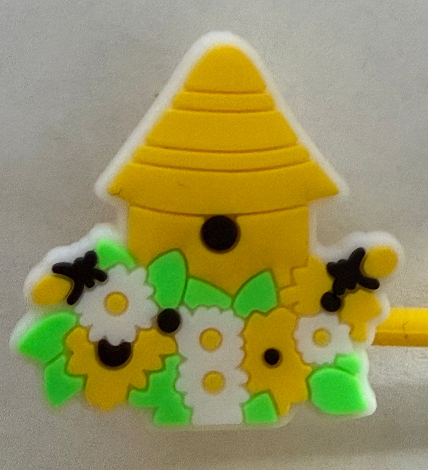 SILICONE CHARACTER STRAW TOPPER