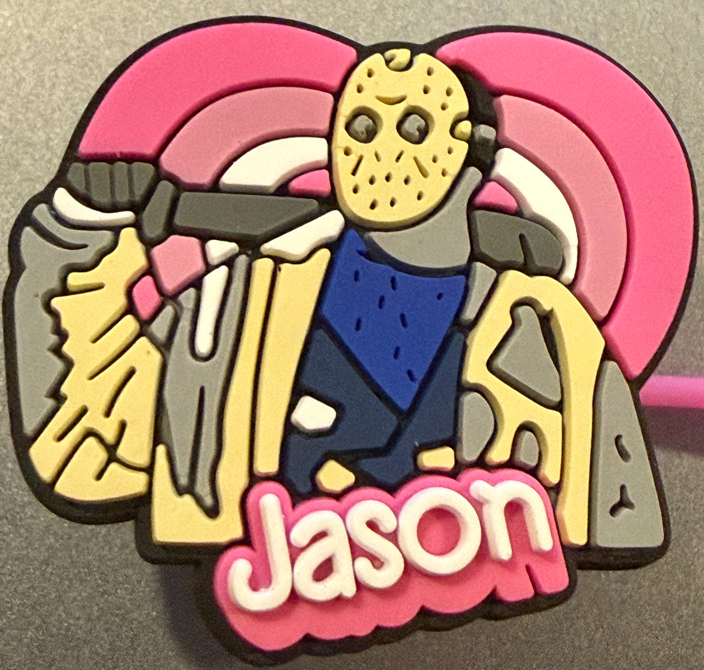 SILICONE CHARACTER STRAW TOPPER