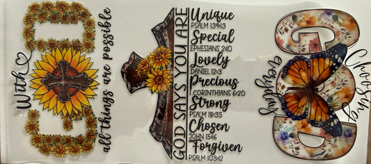1061 I AM FLOWER PRINT