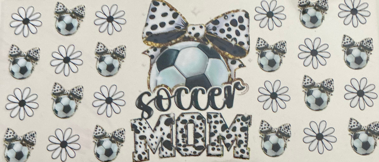 156 Soccer Mom w/Polka Dots & Flowers Wrap