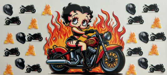 191 Motorcycle Betty Wrap