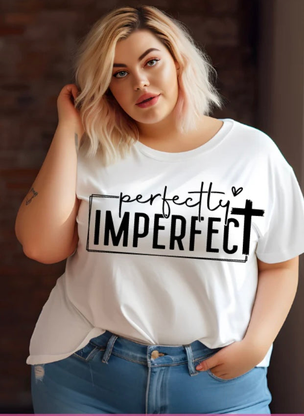 Perfectly Imperfect Single Color Screen Print Transfer