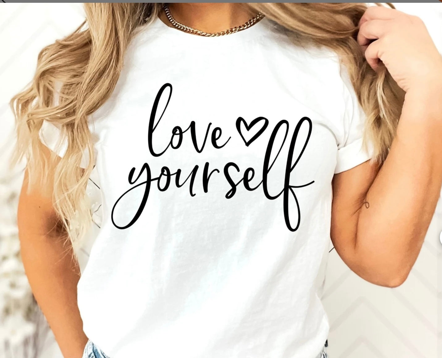 Love Yourself Single Color Screen Print