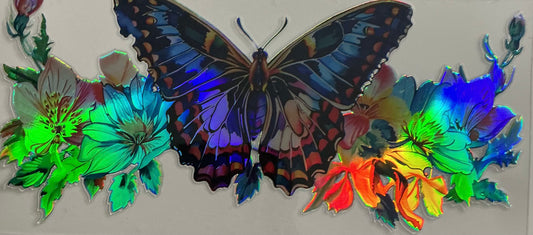 230 Holographic Butterfly Wrap