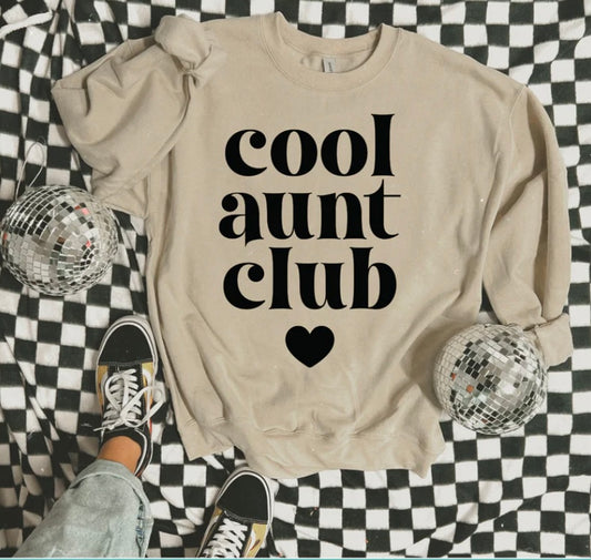 Cool Aunt Club Screen Print Transfer