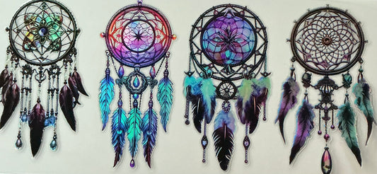 235 Holographic Dream Catcher Wrap