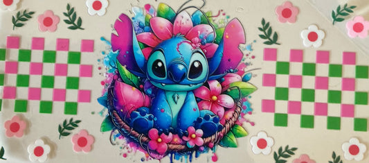 250 Blue Character Pink & Green Wrap