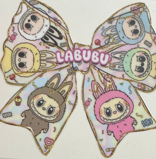 256 Labubu Bow Decal
