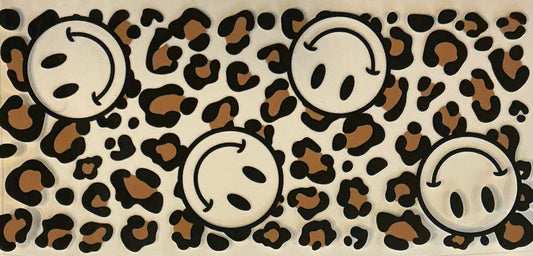 26   LEOPARD PRINT W/SMILEY FACE WRAP