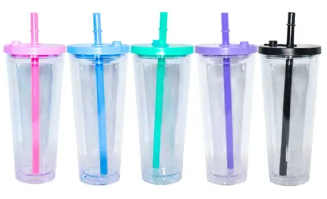 16oz TAPERED SPILL PROOF SNOW GLOBE TUMBLER