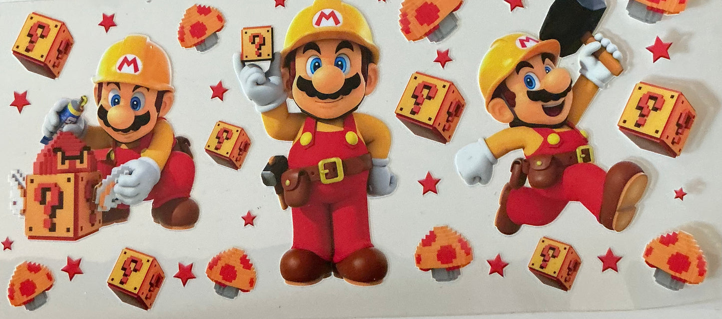 286 Mario w/Yellow Game Pieces Wrap